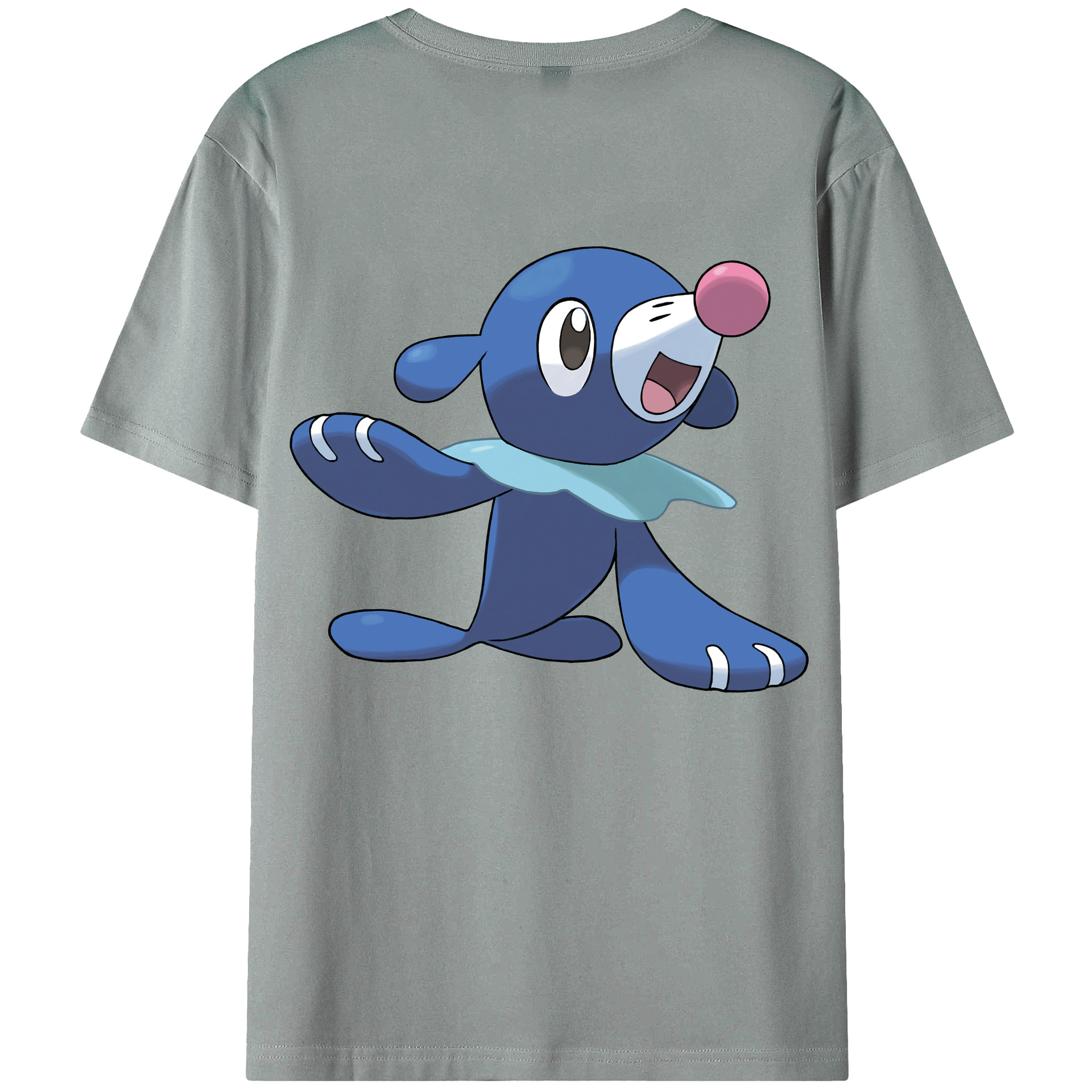 （画像用） ポケットモンスター Pokémon 綿100％ メンズ半袖Tシャツ（バックプリント） 通気性